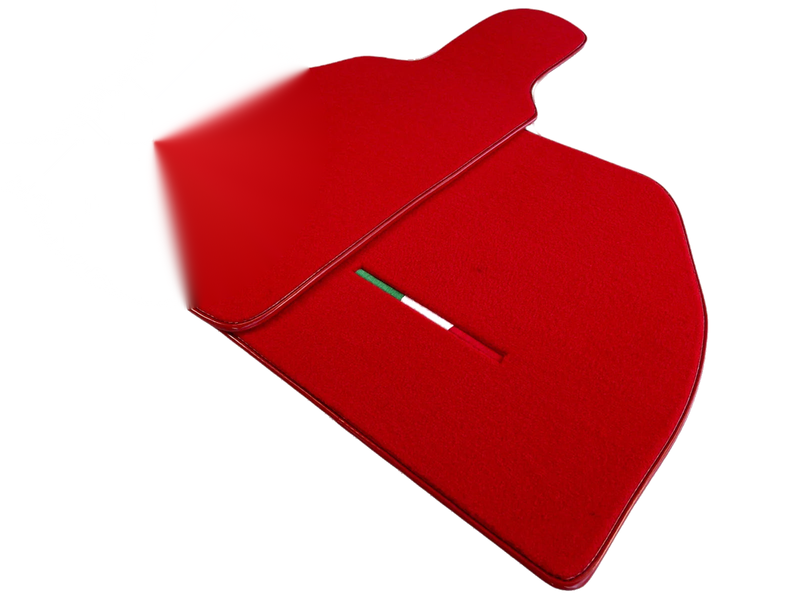 Ferrari F8 Spider Red Tailored Carpets Set with Emblem Floor Mats