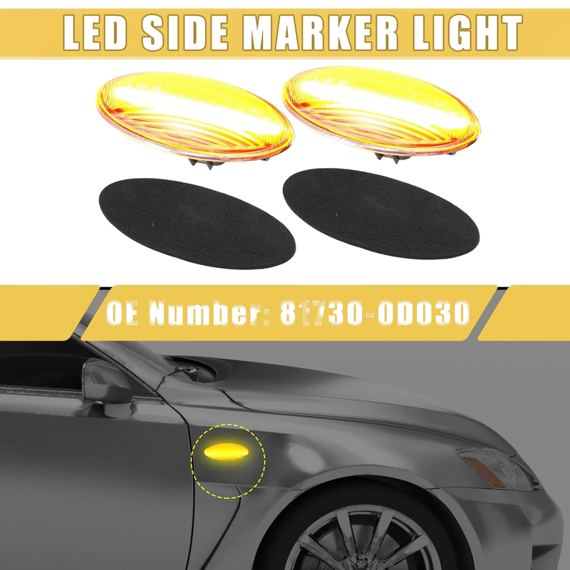 Toyota Yaris 2 x Front LED Side Marker Light