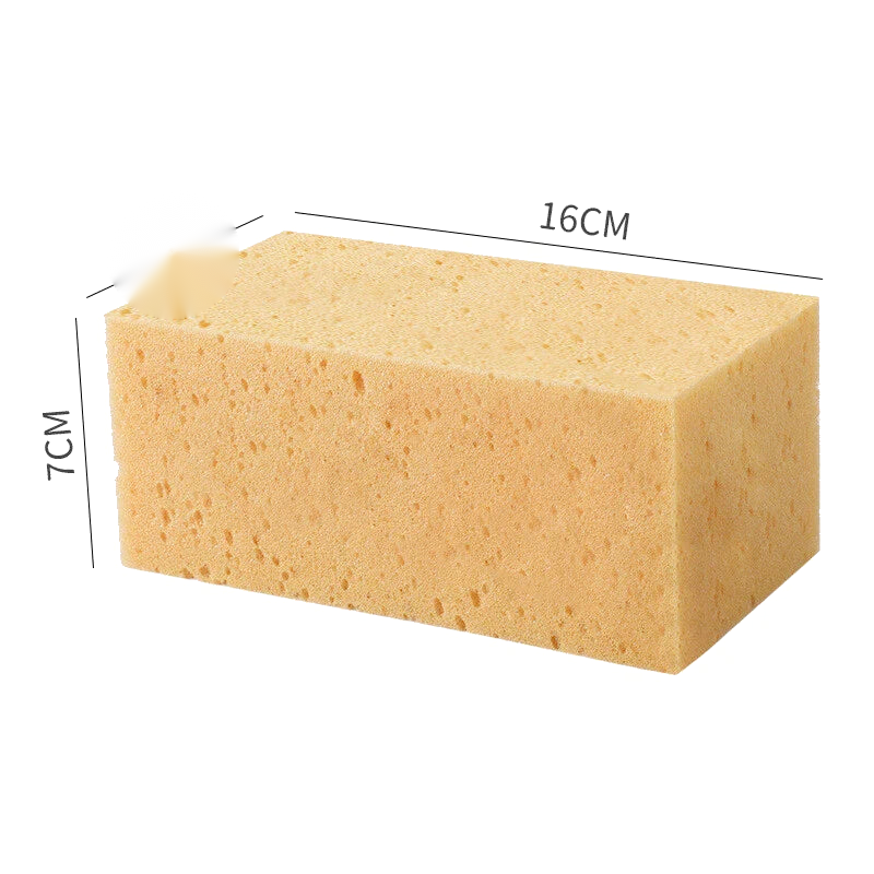 Large Foam Honeycomb Car Wash Sponge Brush - Auto Cleaning Tool (1PCS)
