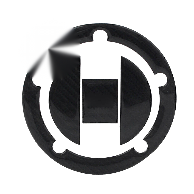 GSXR 1000 750 Carbon Fiber Fuel Tank Sticker Gas Cap Cover (2001-2023)