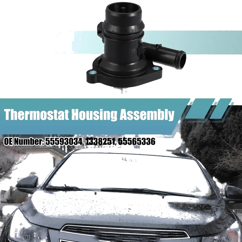 Chevrolet Cruze Engine Coolant Thermostat Housing Assembly (2011–2016)