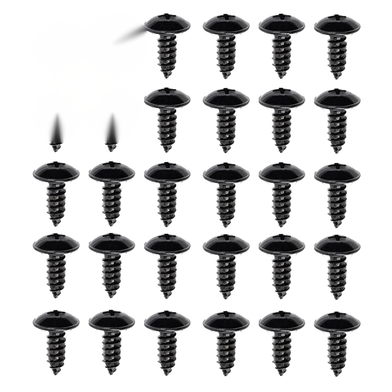 Hyundai 30 Pcs Fender Liner & Headlight Assembly Retainer Screws