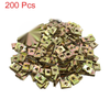 Motorcycle Scooter 200pcs Bronze Tone Metal Bolts Fasteners Clips Screws