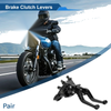Honda Levers / Adjustable Short / Solid Black Brake Clutch Levers