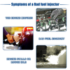 Ford Escort, Mercury Tracer 2.0L 4 x Fuel Injector Nozzles (1998)