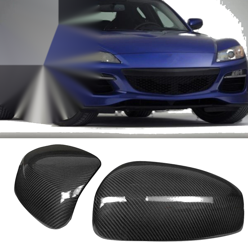Mazda RX-8 Carbon Fiber Side Mirror Covers (2004-2011)