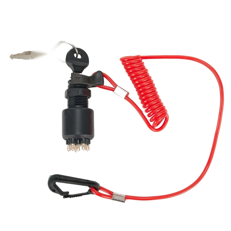 Evinrude / Johnson OMC Ignition Key Switch & Safety Lanyard