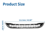 Honda CR-V 2010-2011 Black Front Lower Bumper Grille