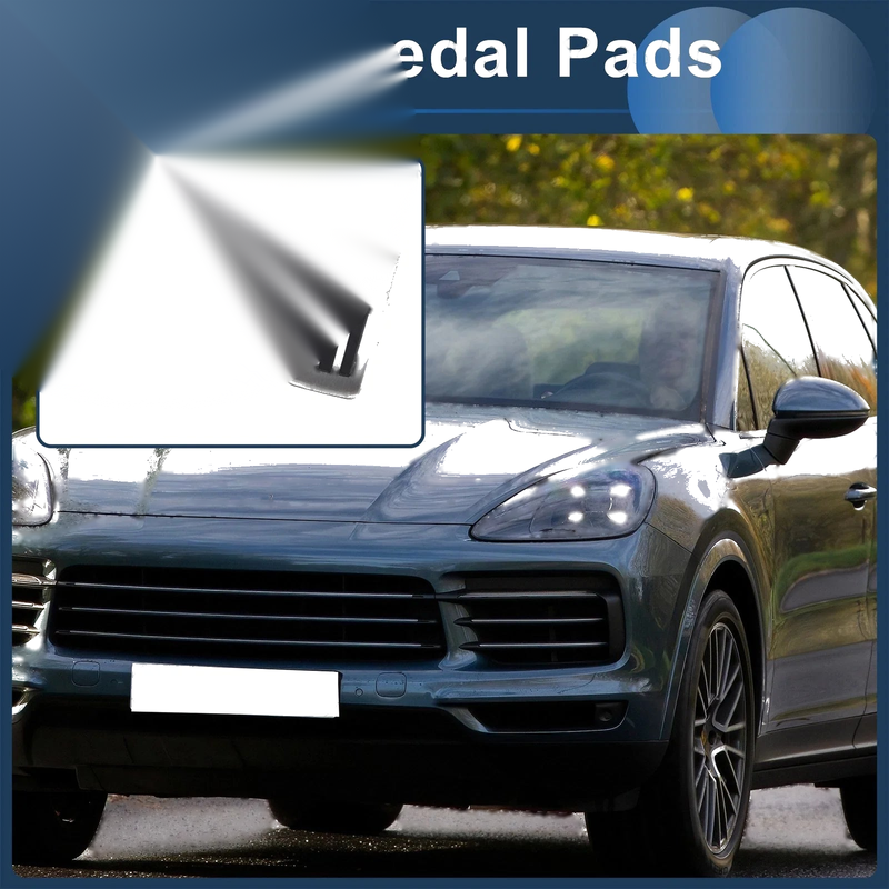 Porsche Cayenne Coupe Automatic Footrest Pedals Cover (2019-2023)
