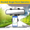 Cell Phone GPS Universal Auto Rear-view Mirror Mount Holder