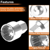 VW Touareg Removal Tool Wheel Lock Lug Nut Key Socket