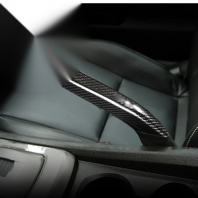Chevrolet Camaro Carbon Fiber Parking HandBrake Grip Knob Cover Cap Trim fit