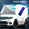 Jeep Grand Cherokee (2022-2025) Blue Aluminum Footrest Pedal Cover 1 Pcs