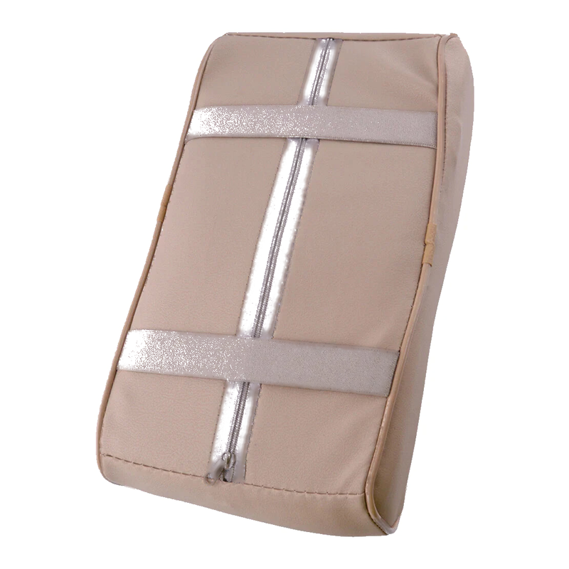 Center Console Box - Protector Beige Armrest Mat Cushion Cover