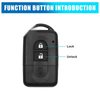 Nissan Micra Xtrail Qashqai Key Fob Shell Case  Button