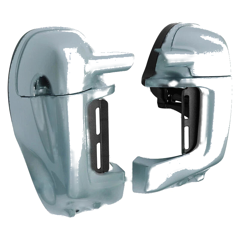 Harley Touring Road Glide (1983-2013) Silver Vented Fairings Glove Box