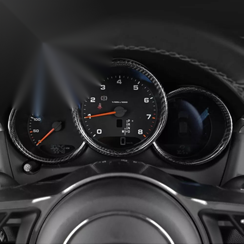 Porsche Macan Carbon Fiber Instrument Panel Frame Cover (2015-2021)