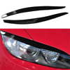 3-Series E92 E93 Gloss Black Headlight Eyelids Eyebrow Trim (2006–2012)