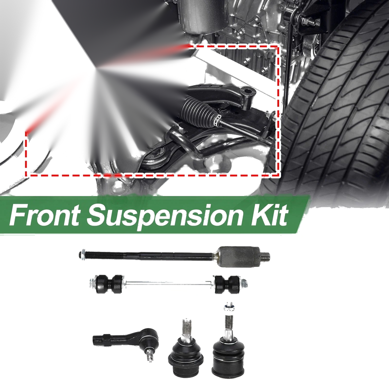 Ford Explorer 10 x Front Suspension Kit Tie Rod Ends & Sway Bar Links (2002-2003)