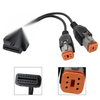Harley Motorcycle 6 Pin 4 Pin to OBD2 Adapter Cable
