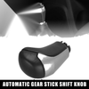 Toyota Tacoma Black Leather Silver Tone Automatic Gear Stick Shift Knob