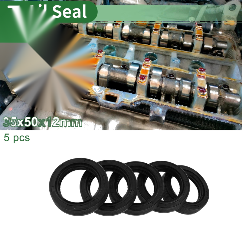 Make Model Oil Seal / 35x50x12mm / Rotary Shaft Seal NBR Rubber