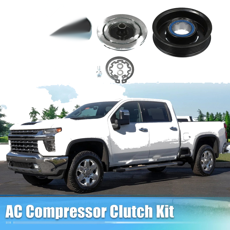 Chevrolet Silverado 3500HD AC Compressor Clutch Set (2007-2014)
