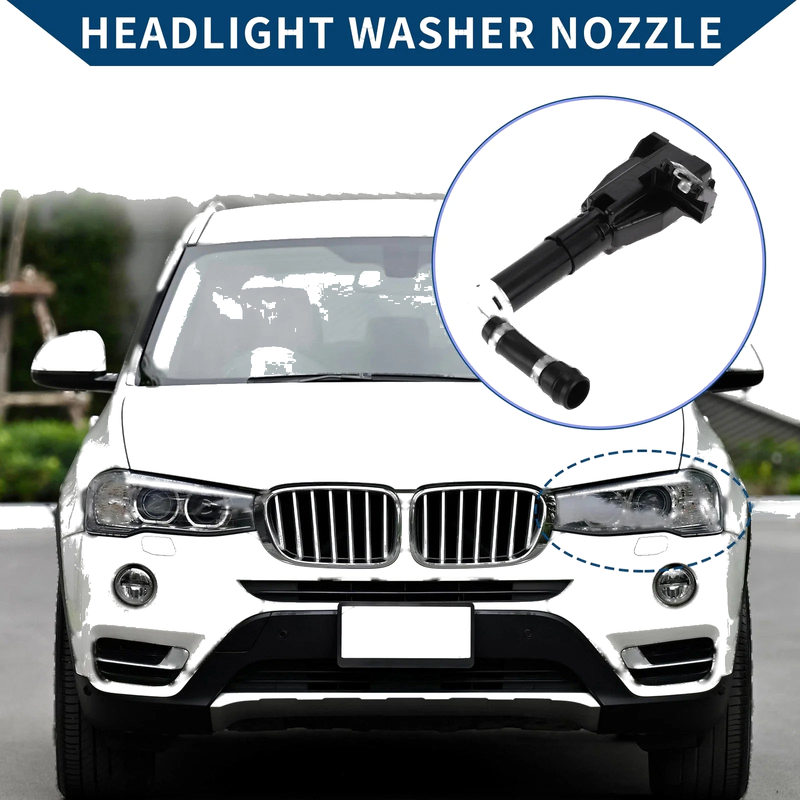 Lexus LX570 Driver Side Headlight Washer Nozzle (2008-2011)