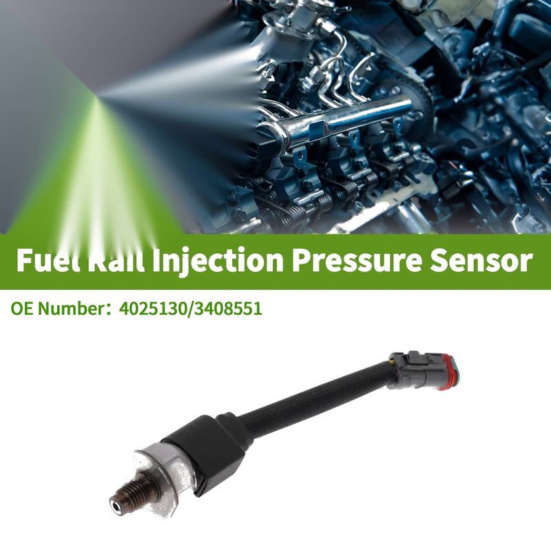Dodge Ram 2500 Fuel Injection Pressure Sensor with Line (2010-2018)