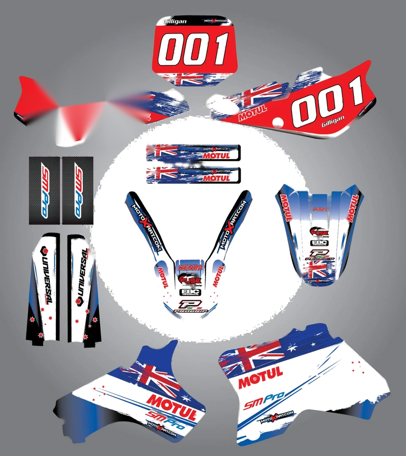 YZ Custom Graphic Kit - AUSSIE PRIDE (1993-2001)