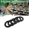 Oil Seal NBR Rubber 42x65x8mm High Pressure Black 5 Pcs