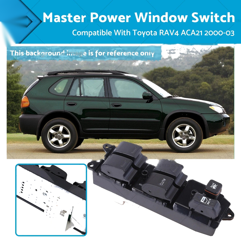Toyota RAV4 Power Window Switch Front RHD (2000-2003)