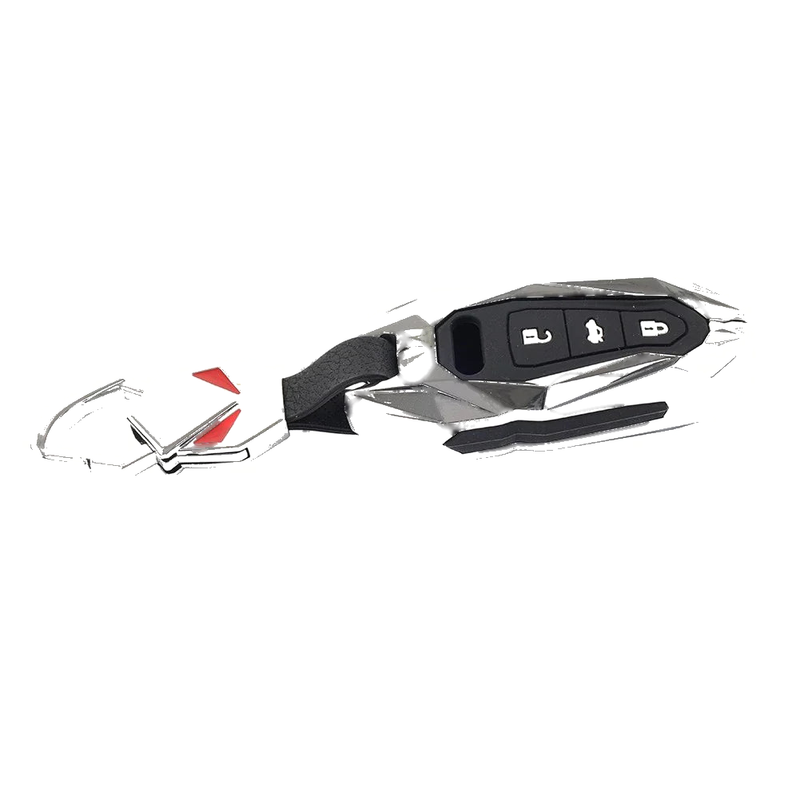 Audi A3 A6 A7 A8 Q7 Q8 S6 S7 S8 e-tron Silver Key Fob Case Cover