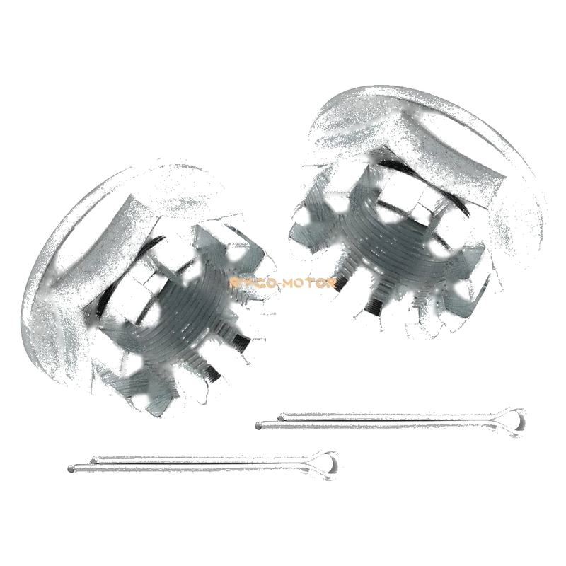 Honda ATV M MATI Axle Nut W/Pin