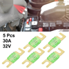 Car Truck Motorcycle Boat Audio CDs 5pcs 30A AFS Mini ANL Fuses