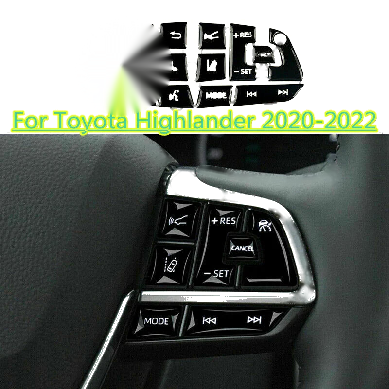 Toyota Highlander 13X Inner Steering Wheel Button Frame Trim (2020–2022)