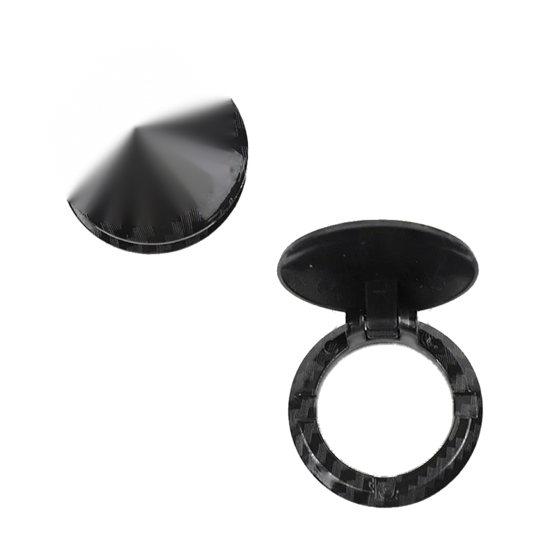 Car Engine Start Stop Button Dashboard Carbon Fiber Cover Sticker