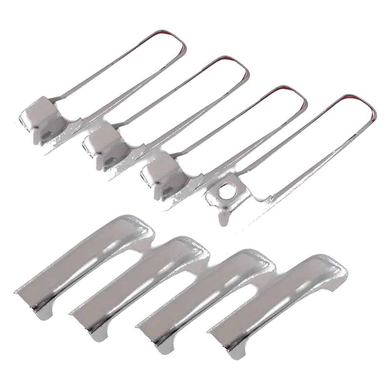 Dodge Ram 1500 2500 3500 4500 4 x Chrome Door Handle Cover Caps (2009-18)