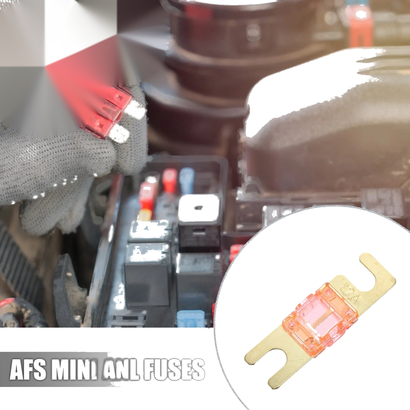 Car Truck Motorcycle Boat Audio 10 x 20A AFS Mini ANL Fuses