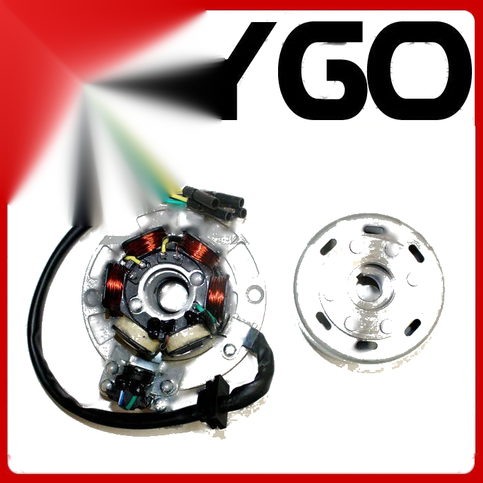 YX 150cc 160cc Dirt Bike Magneto Stator Plate & Flywheel Roller