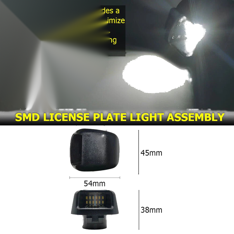 Nissan Titan, Xterra, Armada, Frontier LED License Plate Lights (2007-2019)