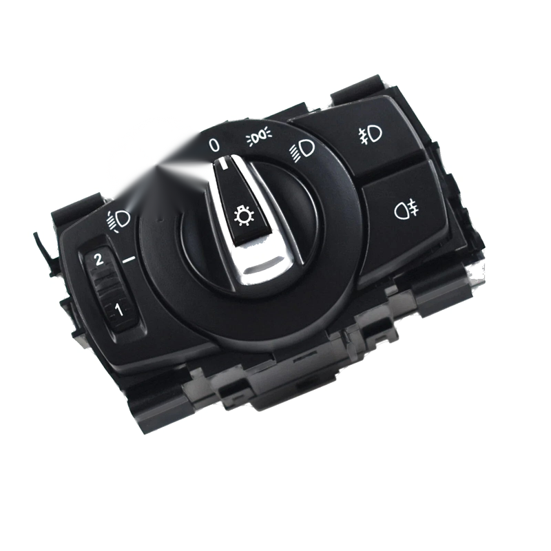 BMW 1 3 Series X1 E84 E88 E90 E92 1x Black Headlight Switch (2007-2013)