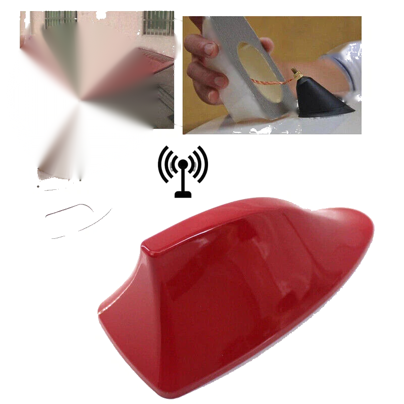 Hyundai Sonata 1990-2016 - Red Shark Fin Antenna Cover