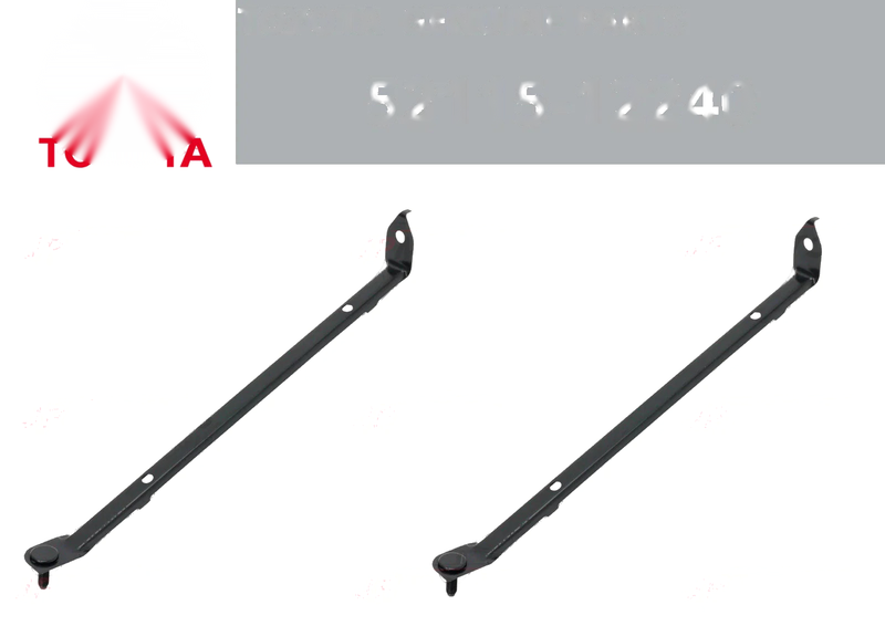 Toyota Corolla AE86 2 x Front Bumper Side Supports (1983–1987)