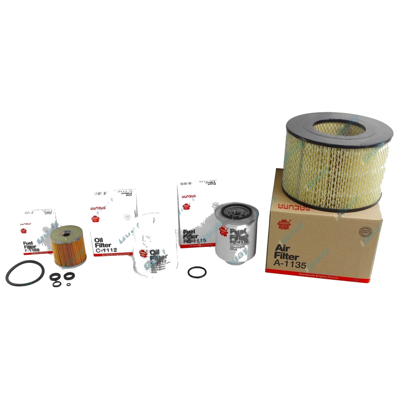 Landcruiser HDJ79 4.2L 6cyl 1HDFTE 01~07 Air Oil & Fuel Filter Kit
