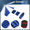 Suzuki Jimny (2018-2022) Blue 4 Pcs Manual Foot Accelerator Pedal Covers