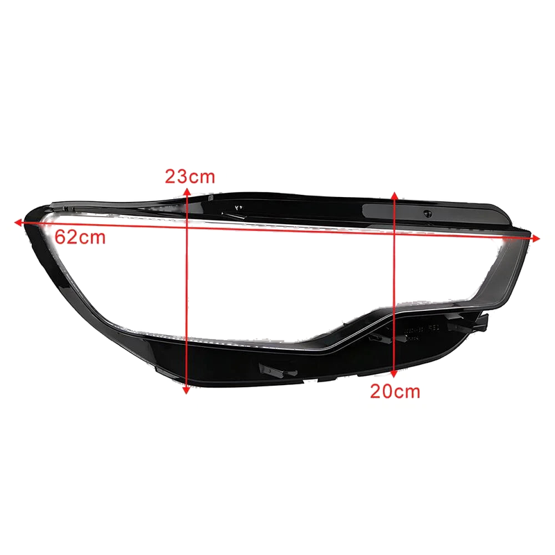 Audi A6 A6L C7 Clear Headlight Cover (2016-2018)