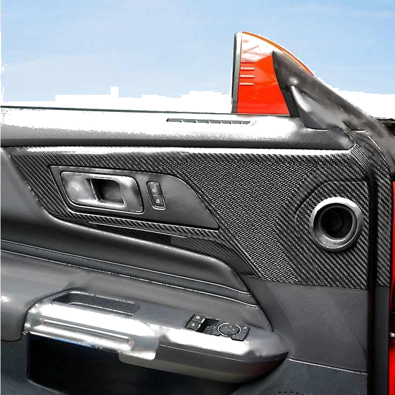 Ford Mustang 2024 Carbon Fiber Interior Door Audio Panel Frame Trim