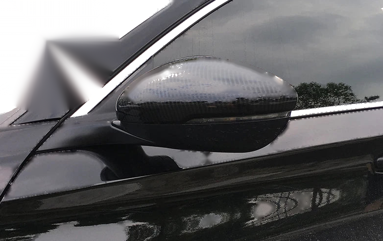 Honda Accord Sedan Carbon Fiber ABS Side Mirror Cover Trim (2018-2021)