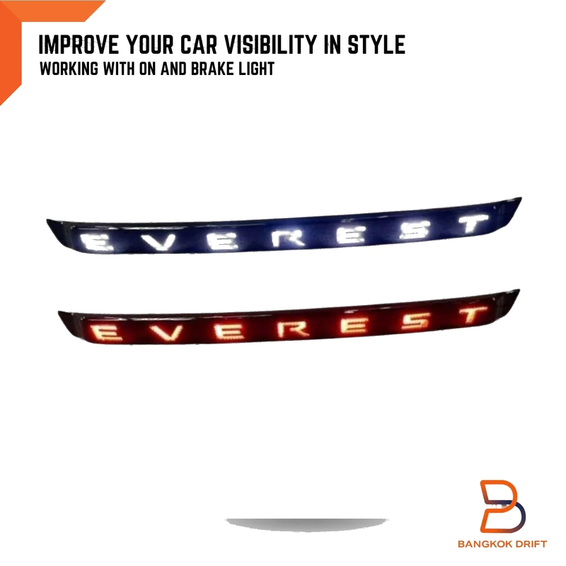 Ford Everest LED Rear Tailgate Light Cover Trim (2015-2021)